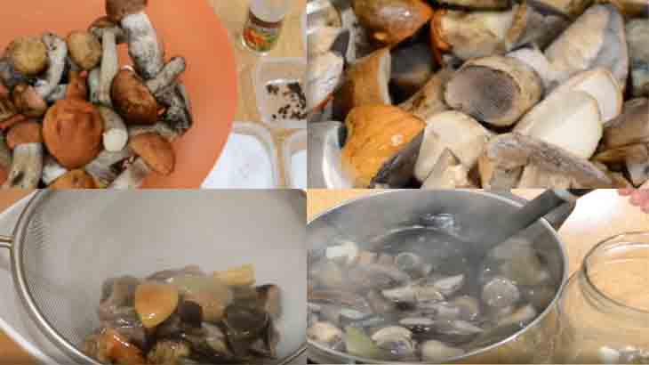 Приготовление маринованных грибов